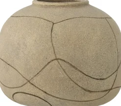 Bloomingville Stue|Vaser > Niza Deko Vase H16,5 cm, Natur