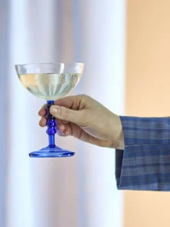 Hot Noemi Cocktailglas 23 cl, Blå Drinksglas|Drinksglas