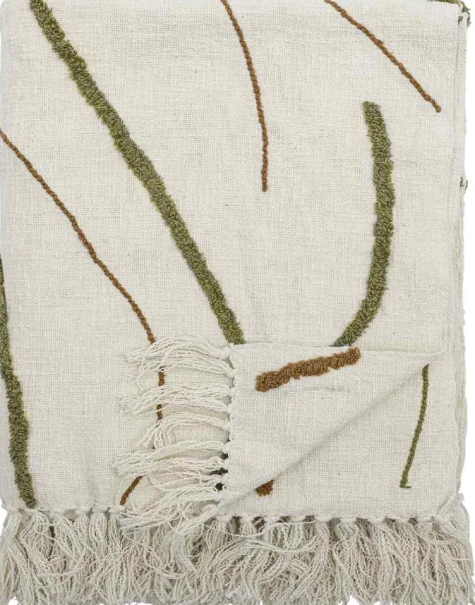 Sale Bloomingville Osasio Plaid 130x150 cm, Grøn