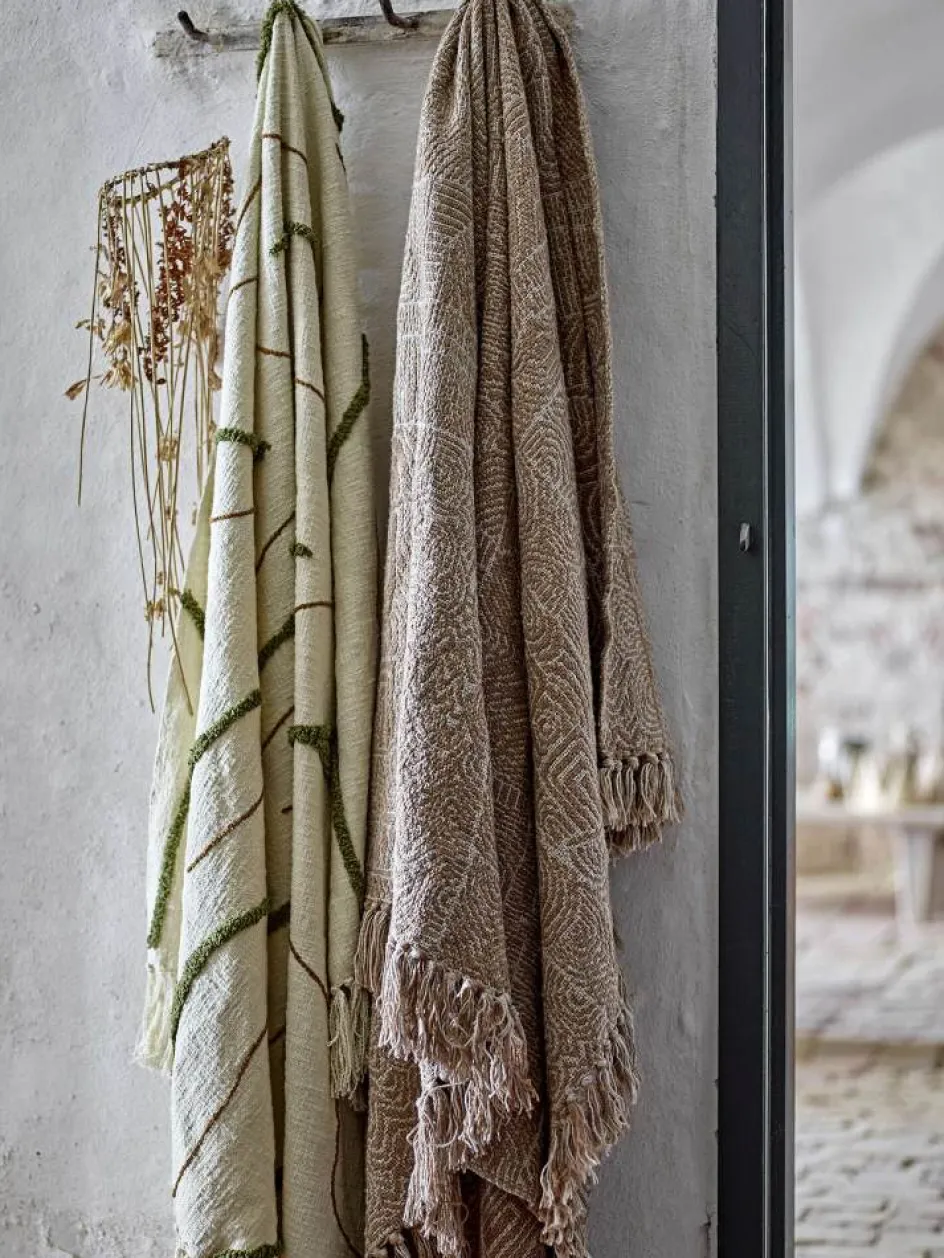 Sale Bloomingville Osasio Plaid 130x150 cm, Grøn
