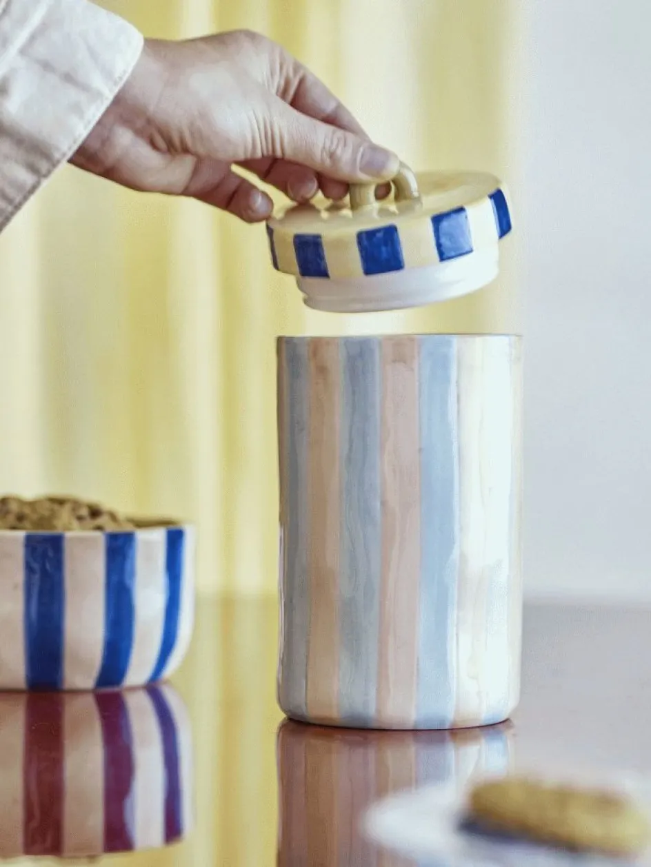 Discount Bloomingville Phoenix Krukke m. Låg H20,5 cm, Multi