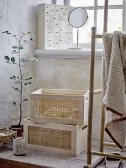 Sale Bloomingville Piana Opbevaringskasse 2 stk, Fyrretræ