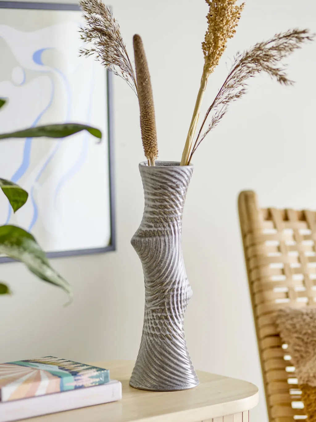 Hot Raheem Vase H34 cm, Grå Stue|Vaser
