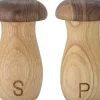 Bloomingville Salt Og Peber|Salt Og Peber > Rahim Salt- & Pebersæt H12 cm, Gummitræ
