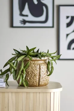 Online Ritza Urtepotteskjuler H18 cm, Brun Stue|Urtepotter Og Krukker