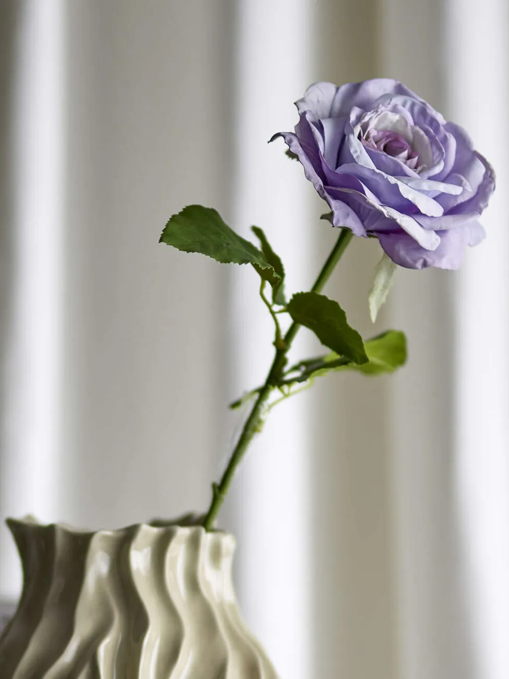 Bloomingville Stue > Rose Kunstig Stilk 66 cm, Lilla