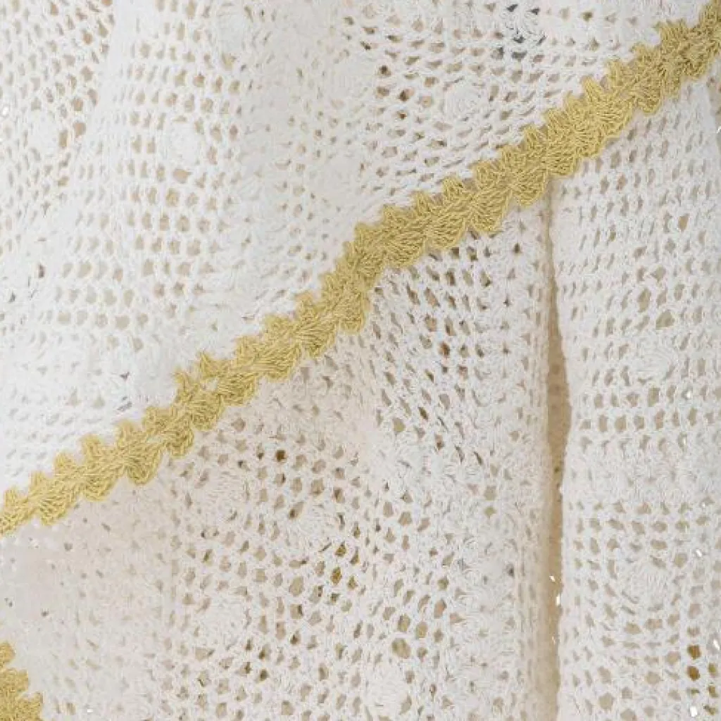 New Rovigo Plaid 125x150 cm, Natur Uderum|Plaider Og Tæpper