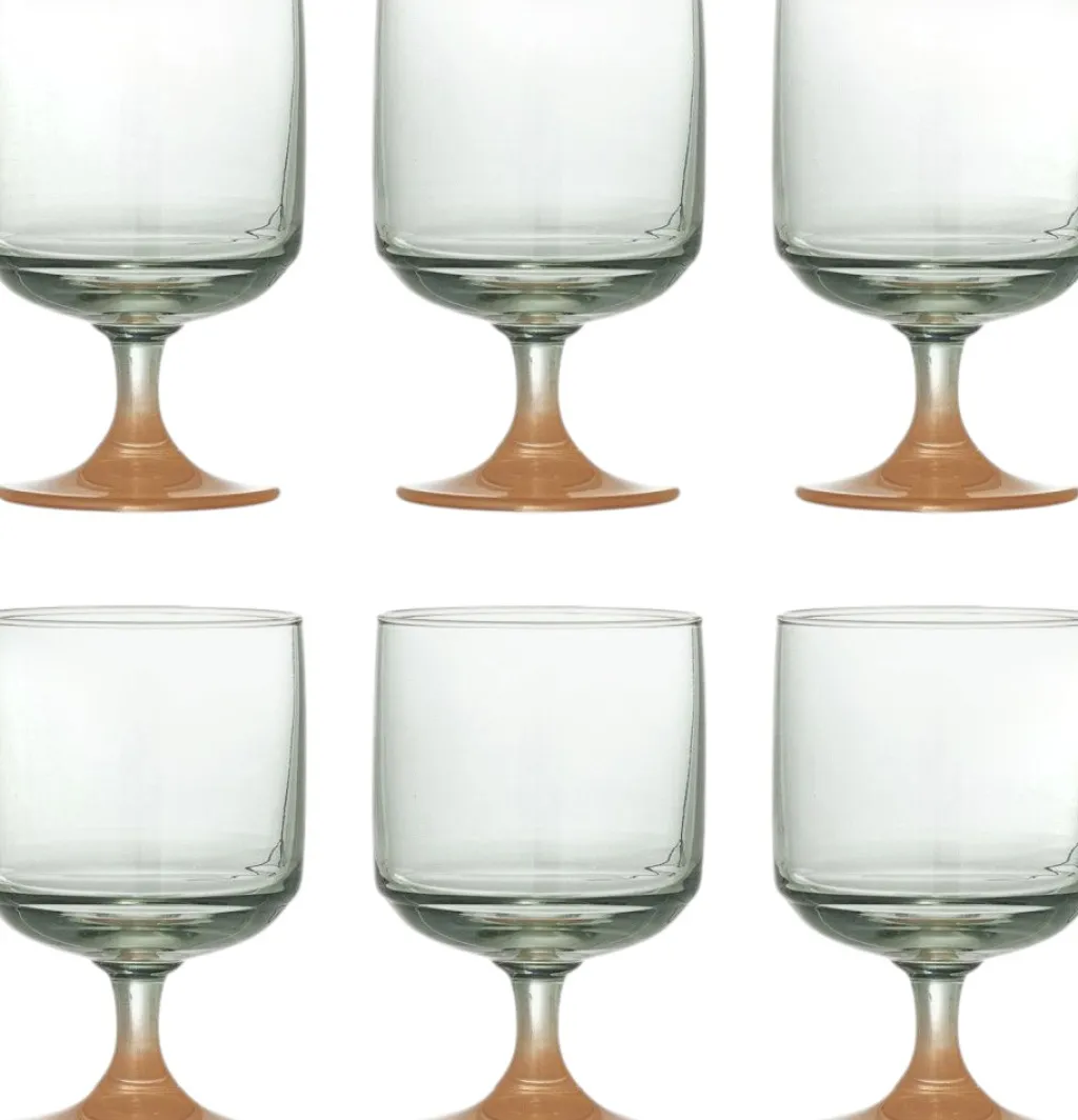 Bloomingville Vandglas > Signe Drikkeglas 6 stk. 30 cl, Multi