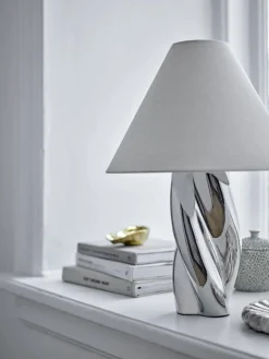 Bloomingville Bordlamper > Silva Bordlampe H49 cm, Sølv