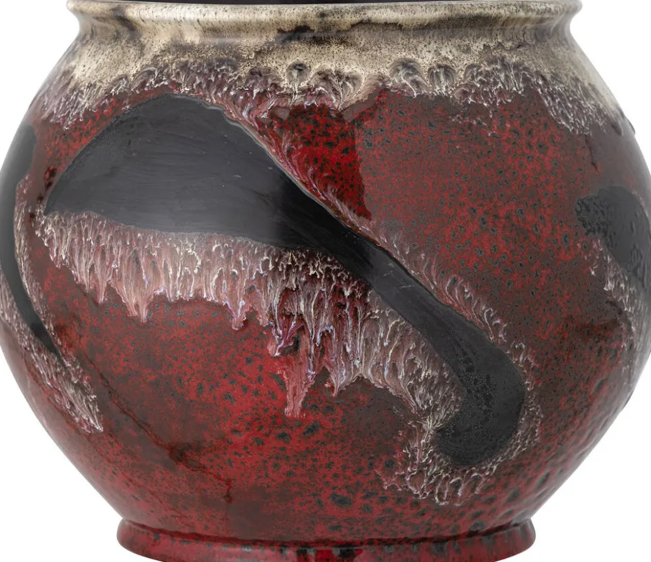 Online Bloomingville Souha Urtepotteskjuler H24 cm, Rød
