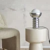 New Bloomingville Spike Bordlampe H32 cm, Krom