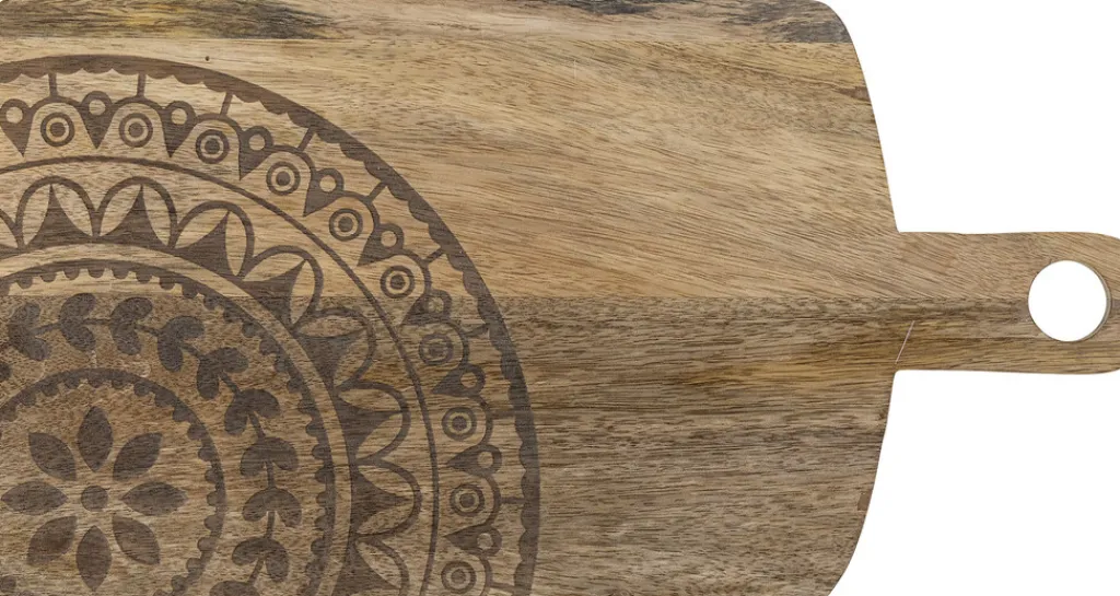 Clearance Vanilla Skærebræt 43x23 cm, Natur Skærebrætter Og Serveringsbrætter|Spisestue