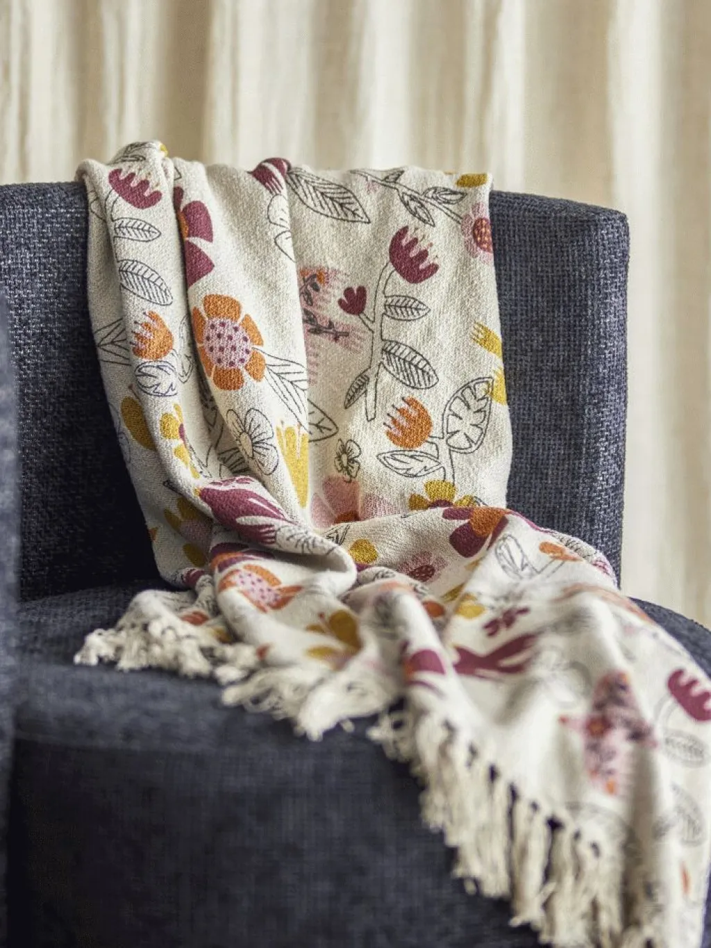 Bloomingville Plaider Og Tæpper > Vivielle Plaid 130x160 cm,