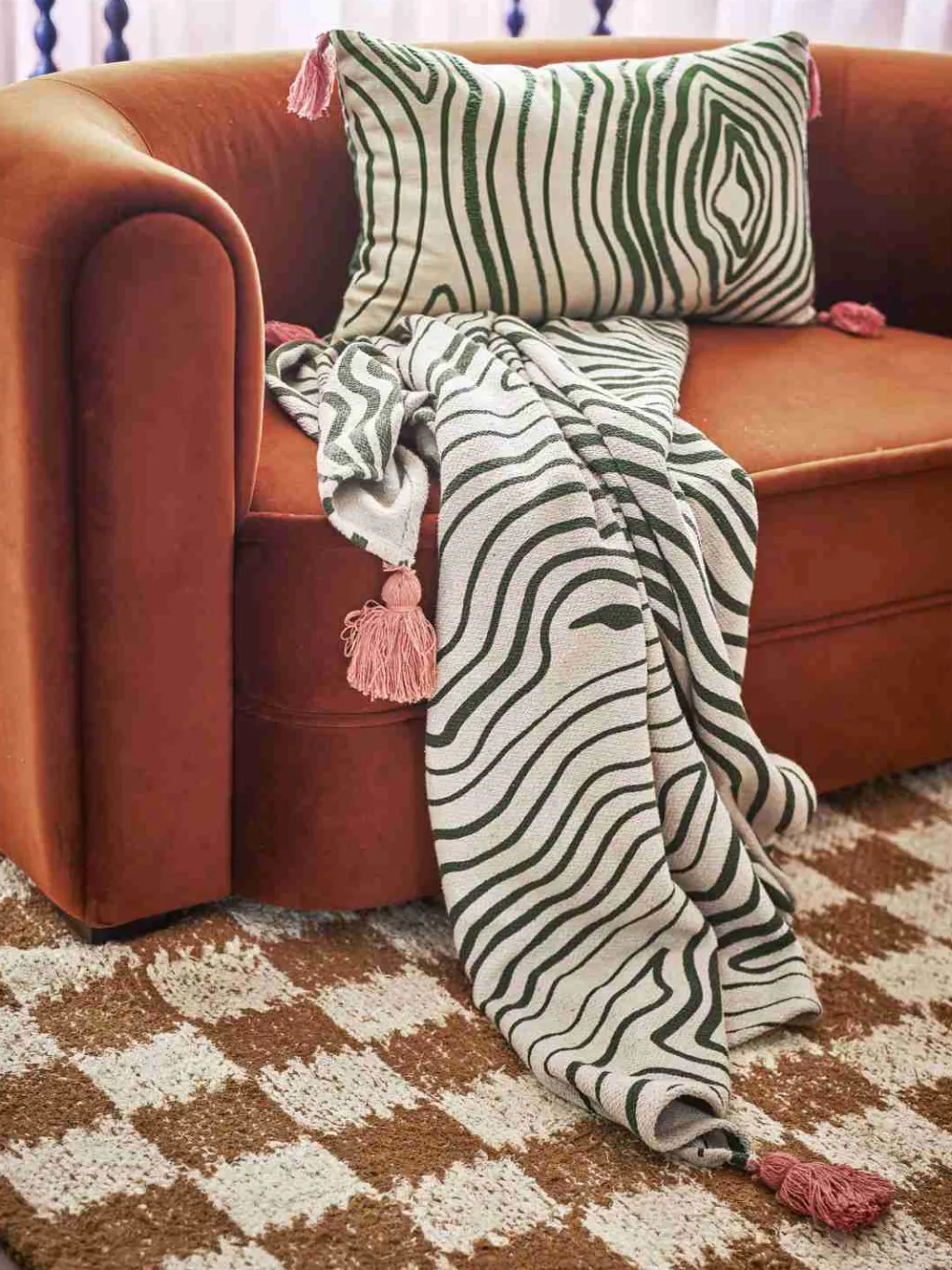 Bloomingville Plaider Og Tæpper > Woodsby Plaid 130x160 cm, Multi