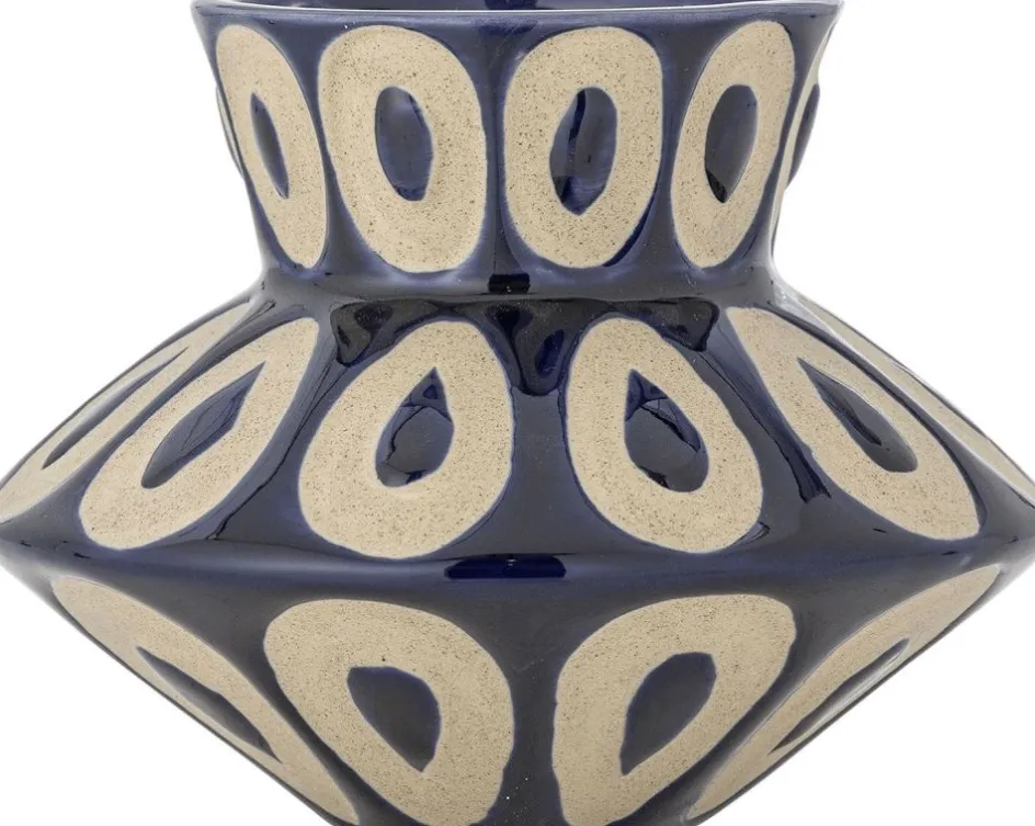 Clearance Bloomingville Bashir Vase H, Blå