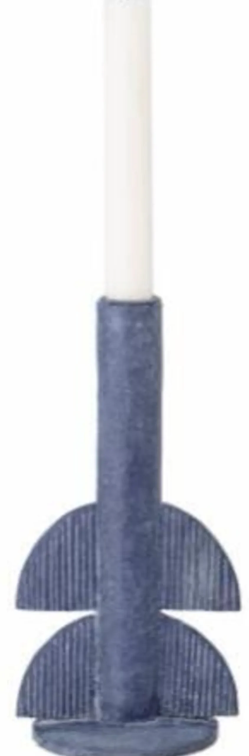 Clearance Bess Lysestage 22 cm, Blå Lysestager