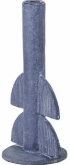 Clearance Bess Lysestage 22 cm, Blå Lysestager