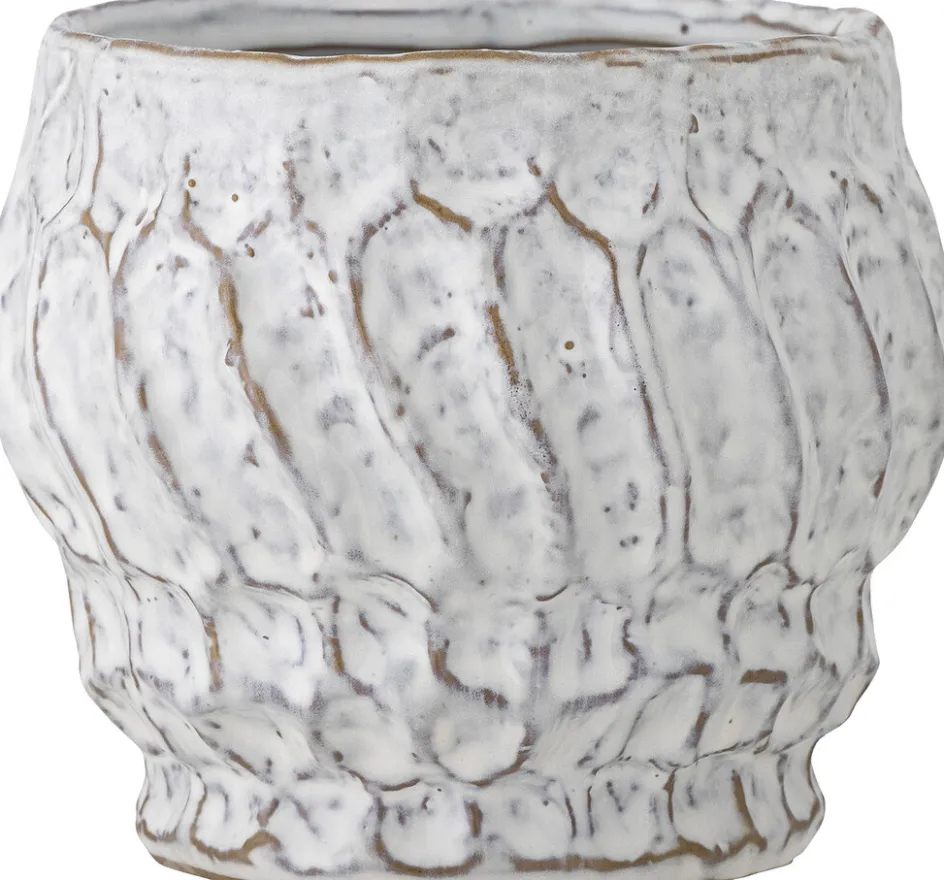 Best Bloomingville Cami Urtepotteskjuler H11,5 cm, Hvid