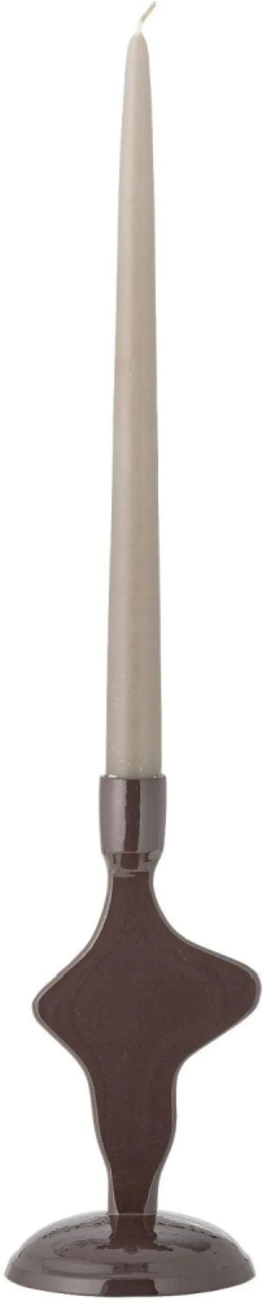 Bloomingville Lysestager > Cidra Lysestage H20 cm, Brun