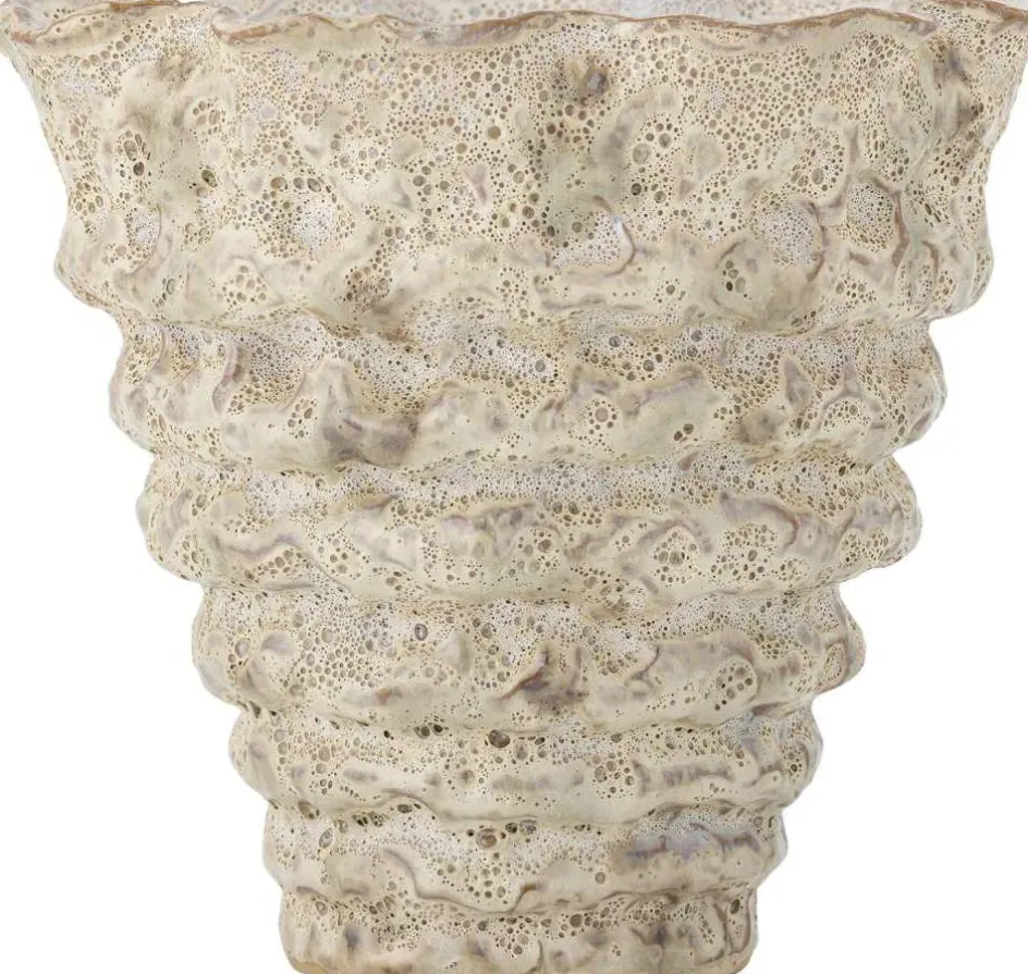 Clearance Bloomingville Colleen Urtepotteskjuler H21 cm, Hvid