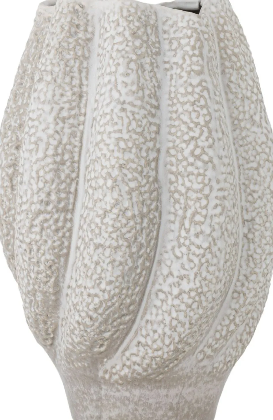 Best Bloomingville Cove Vase H28 cm, Hvid
