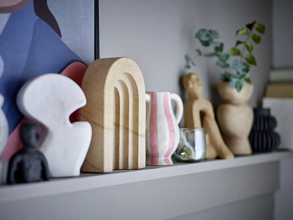 Bloomingville Stue|Vaser > Cristel Deko Vase H19 cm, Natur