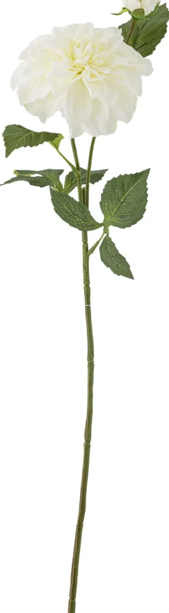 Sale Dahlia Kunstig Stilk 63,5 cm, Hvid Stue