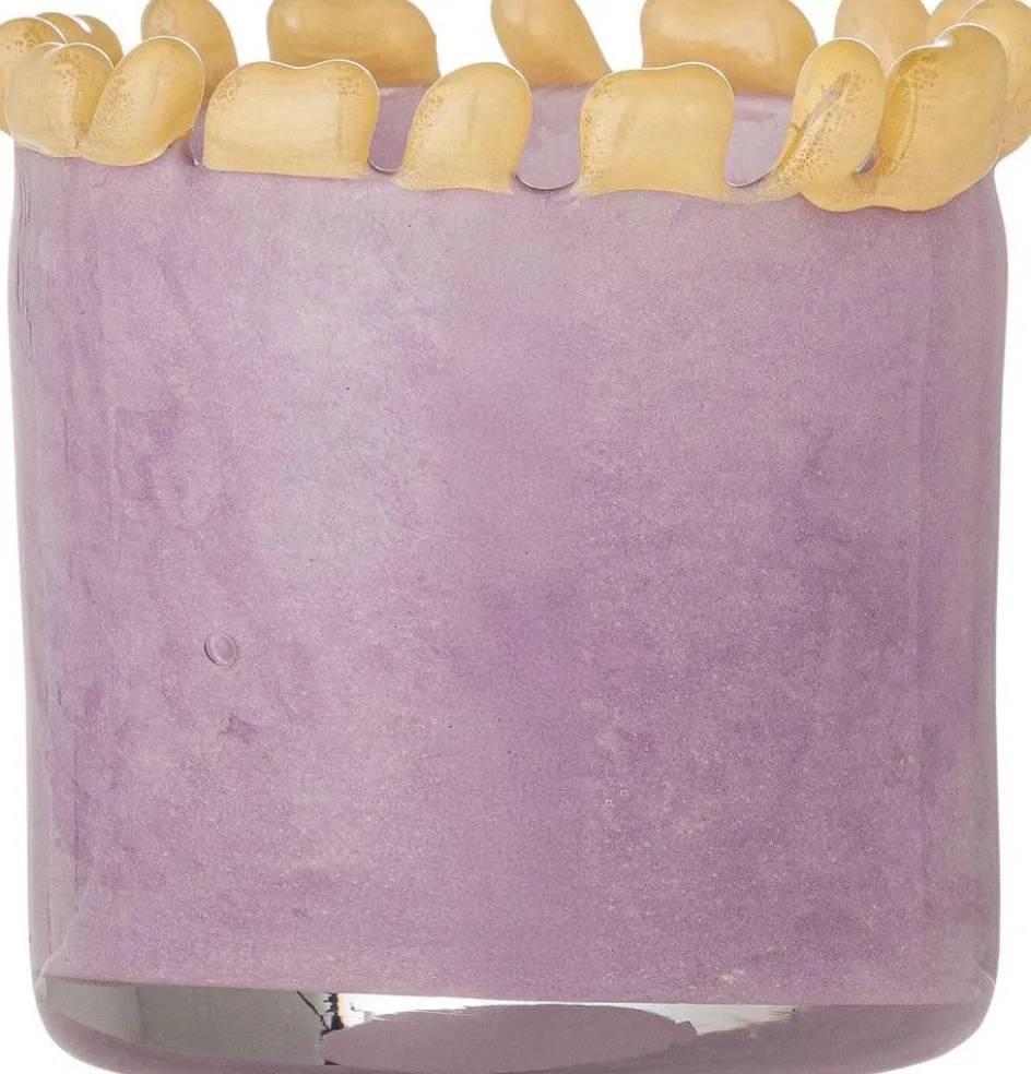 Bloomingville Edger Fyrfadsstage H11 cm, Purple