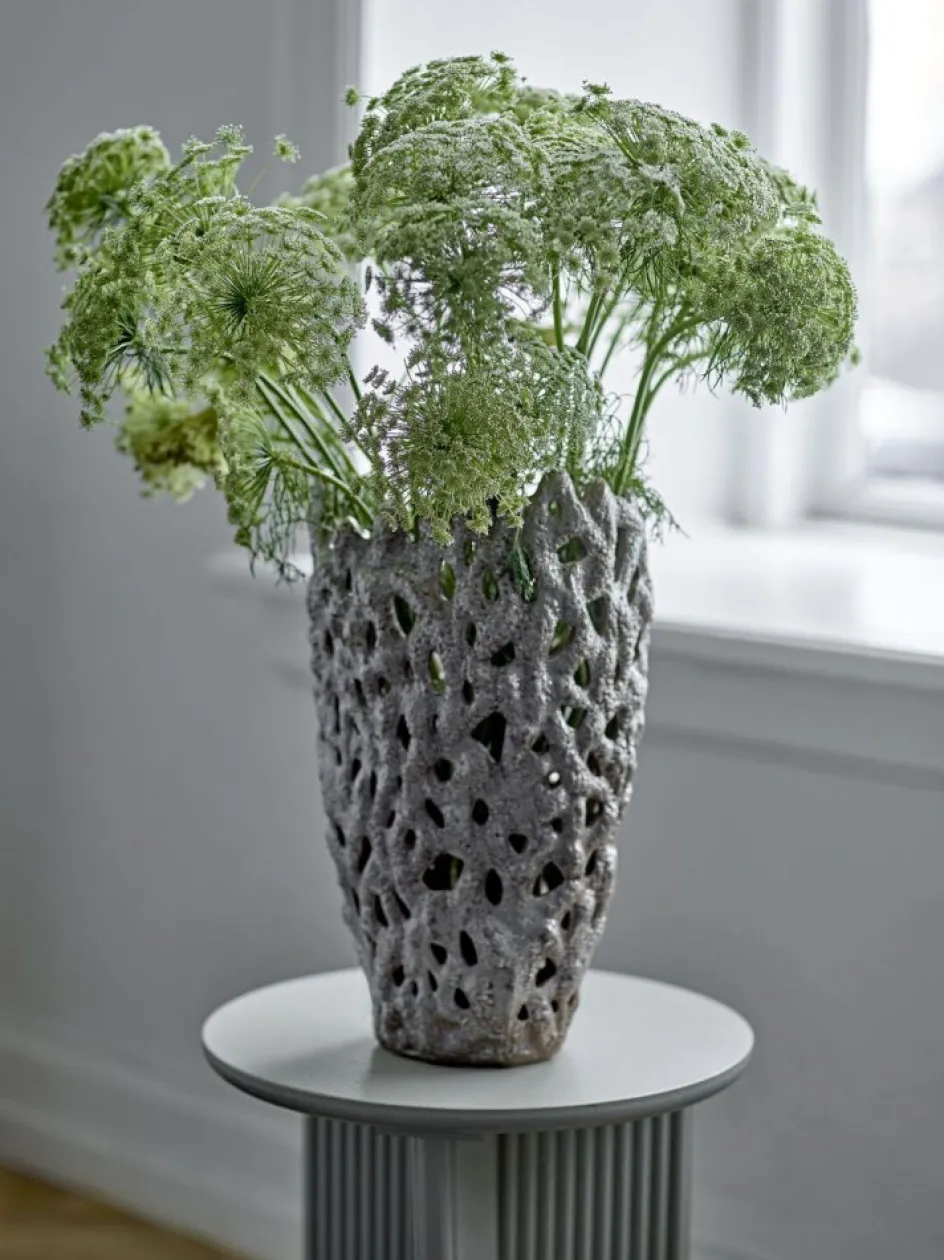 Online Bloomingville Eunice Vase H37 cm, Hvid