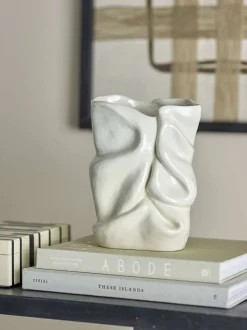 New Fabrice Vase H21,5 cm, Hvid Stue|Vaser