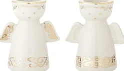 Hot Faella Fyrfads- og Lysestage H12 cm, Hvid Julelys