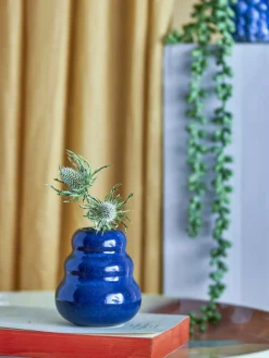 Clearance Faramir Vase H9,5 cm, Blå Stue|Vaser