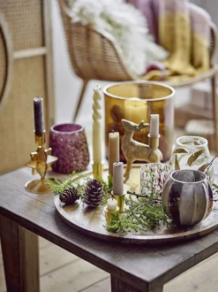 Online Fidelia Fyrfadsstage H12 cm, Guld Julelys