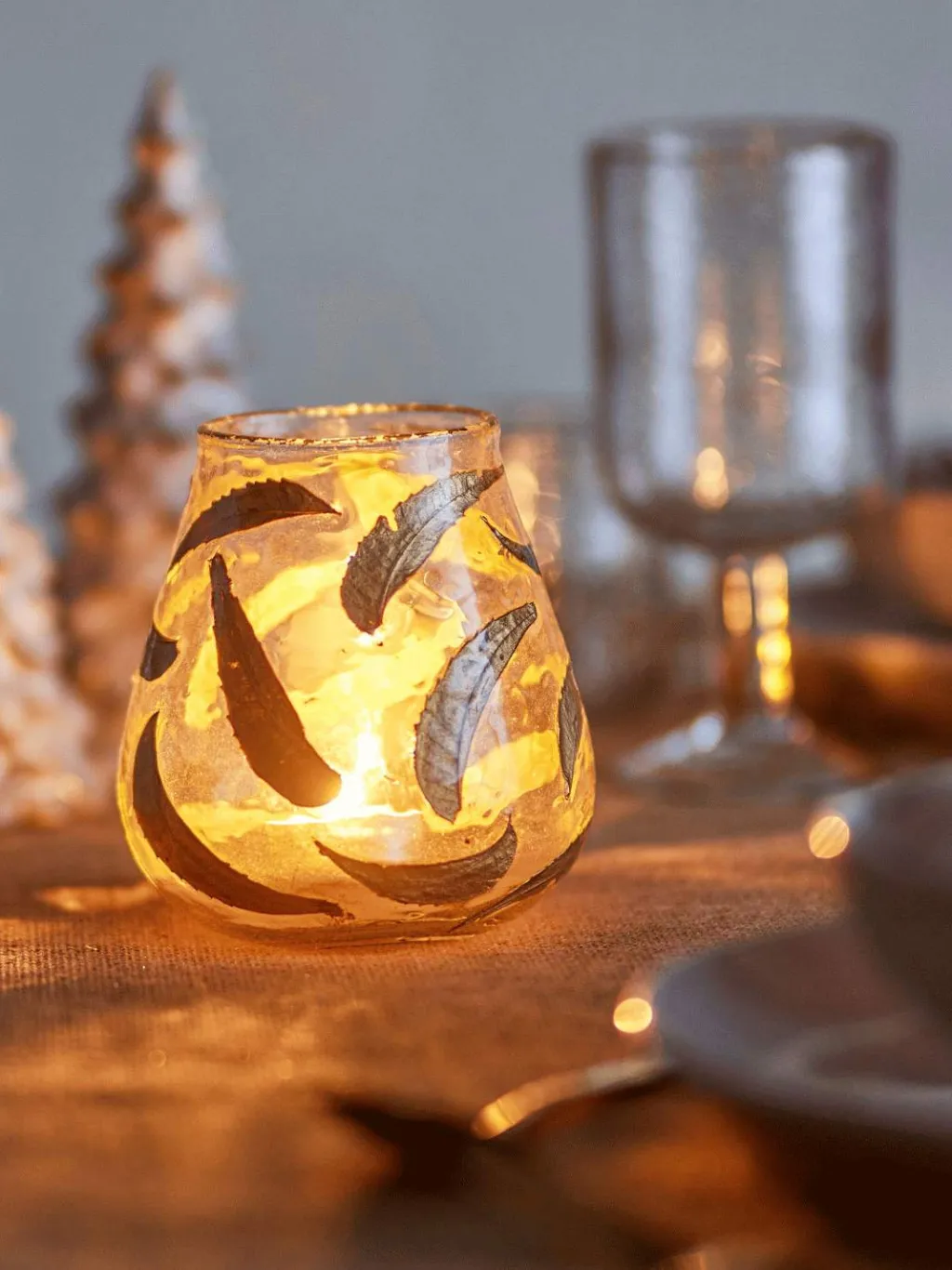 Online Fidelia Fyrfadsstage H12 cm, Guld Julelys