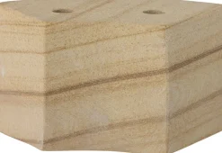 New Florida Lysestage H8 cm, Natur Lysestager