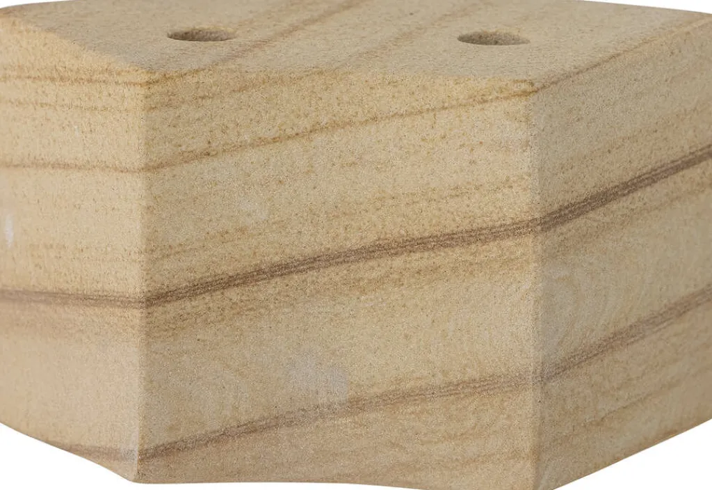 New Florida Lysestage H8 cm, Natur Lysestager