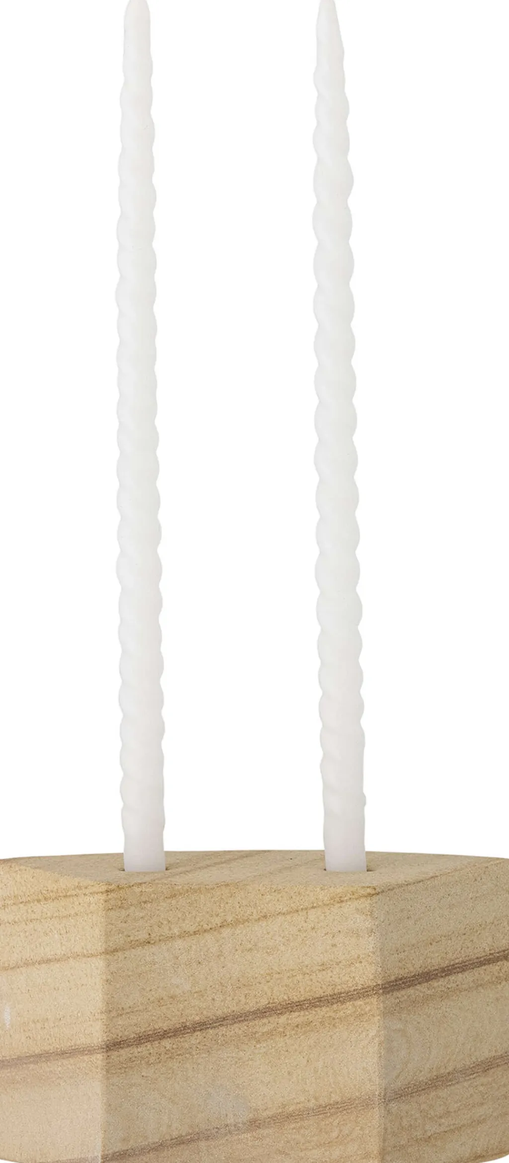 New Florida Lysestage H8 cm, Natur Lysestager