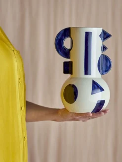 Sale Graphica Vase H24 cm, Blå Stue|Vaser