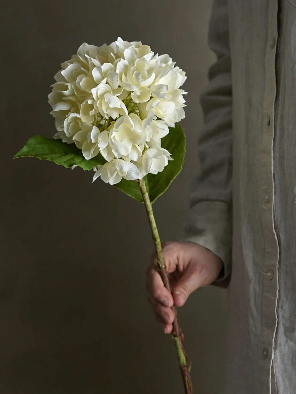 Bloomingville Stue > Hydrangea Kunstig Stilk , Hvid