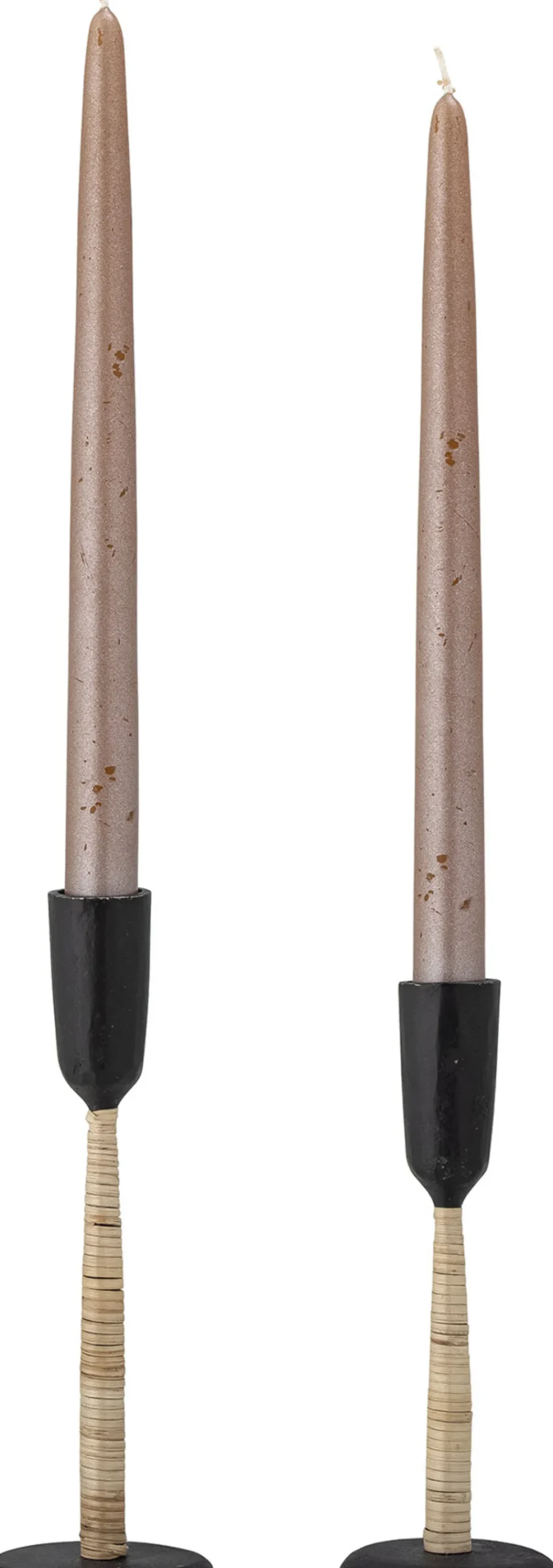 New Kesha Lysestage 2 stk, Sort Lysestager