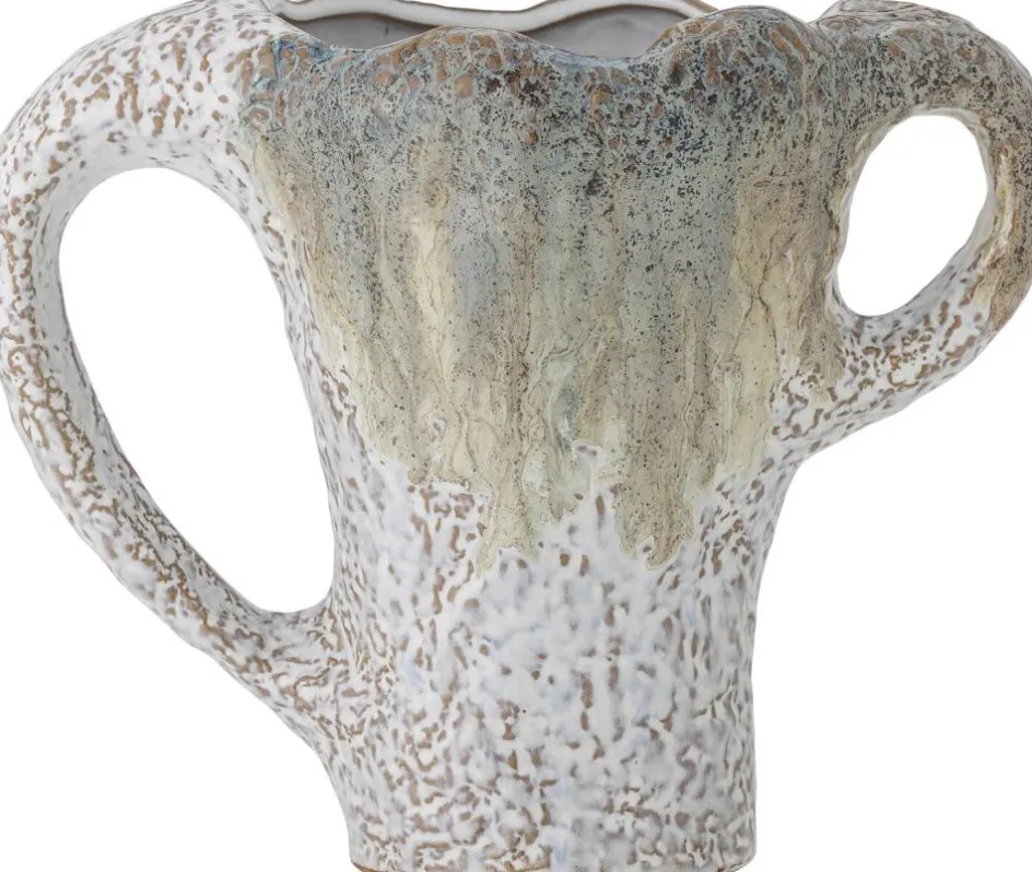 Best Bloomingville Ledger Vase H21 cm, Grøn