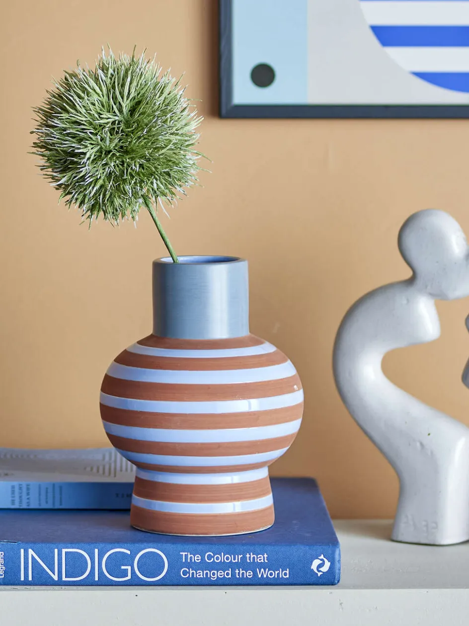 New Bloomingville Lindir Vase H19 cm, Blå