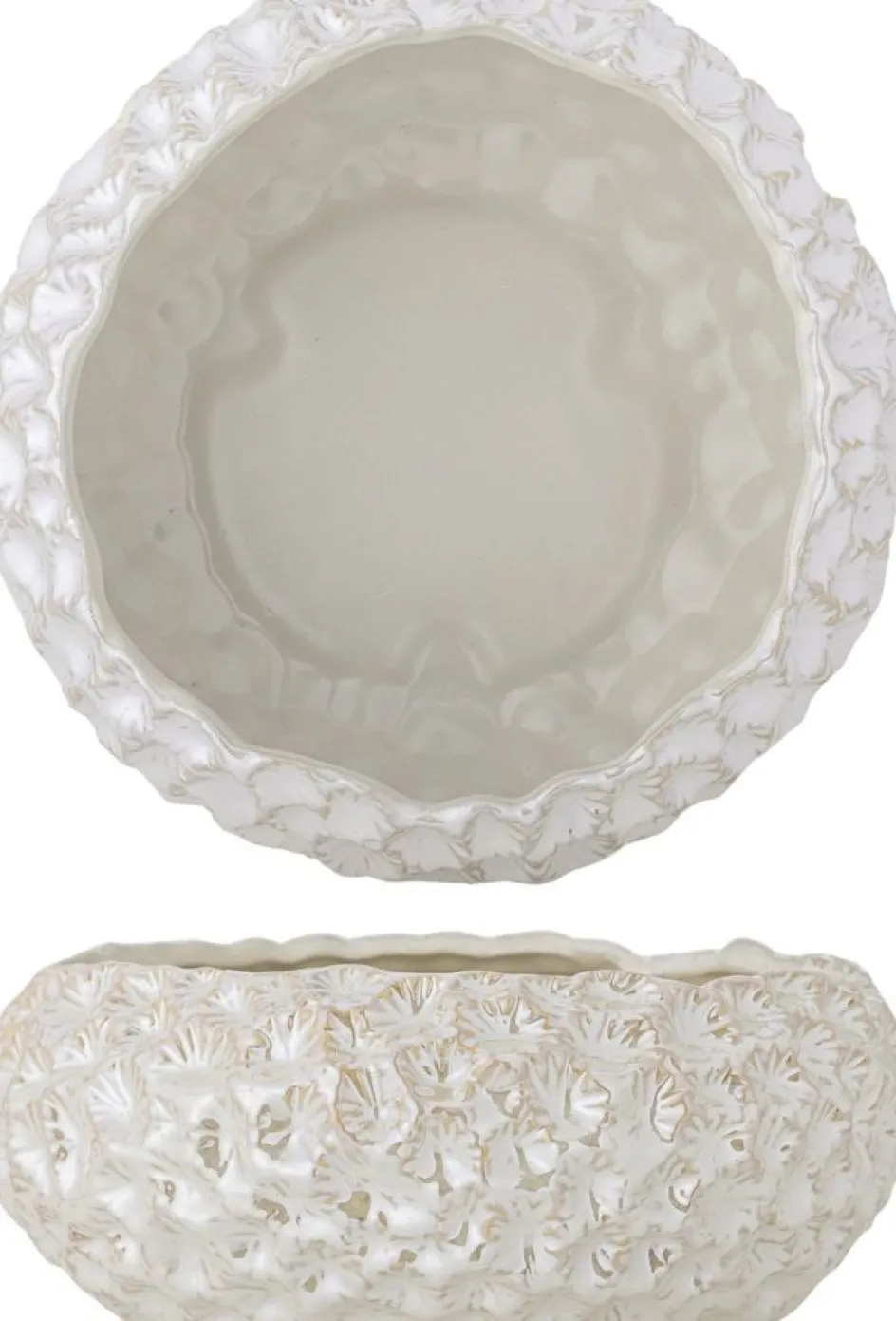 Online Bloomingville Lowen Skål Ø24 cm, Hvid
