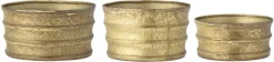 Sale Bloomingville Lucilla Urtepotteskjuler 3 stk, Guld