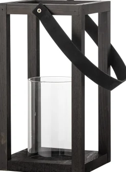 Best Lyra Lanterne m. Glas H, Sort Lanterner