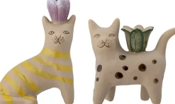 Hot Bloomingville Mamie Lysestage 2 stk. H16 cm, Brun