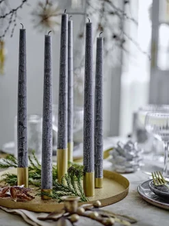 Outlet Maxime Lysestage H8 cm, Guld Julelys