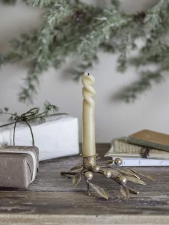 Clearance Mirabel Lysestage H, Guld Julelys