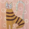 Bloomingville Stue|Vægdekorationer Og Plakater > Missy Illustration m. Ramme 40x56 cm, Rosa