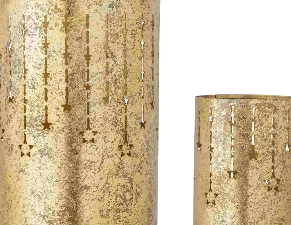 Bloomingville Julelys > Mista Fyrfadsstage H17,5 cm, Guld
